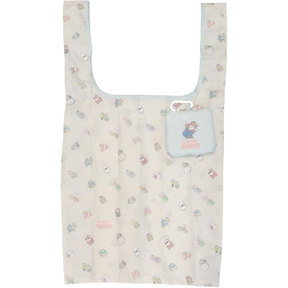 [Sunstar Stationery] Super Mario Eco Bag with Carabiner S2335115