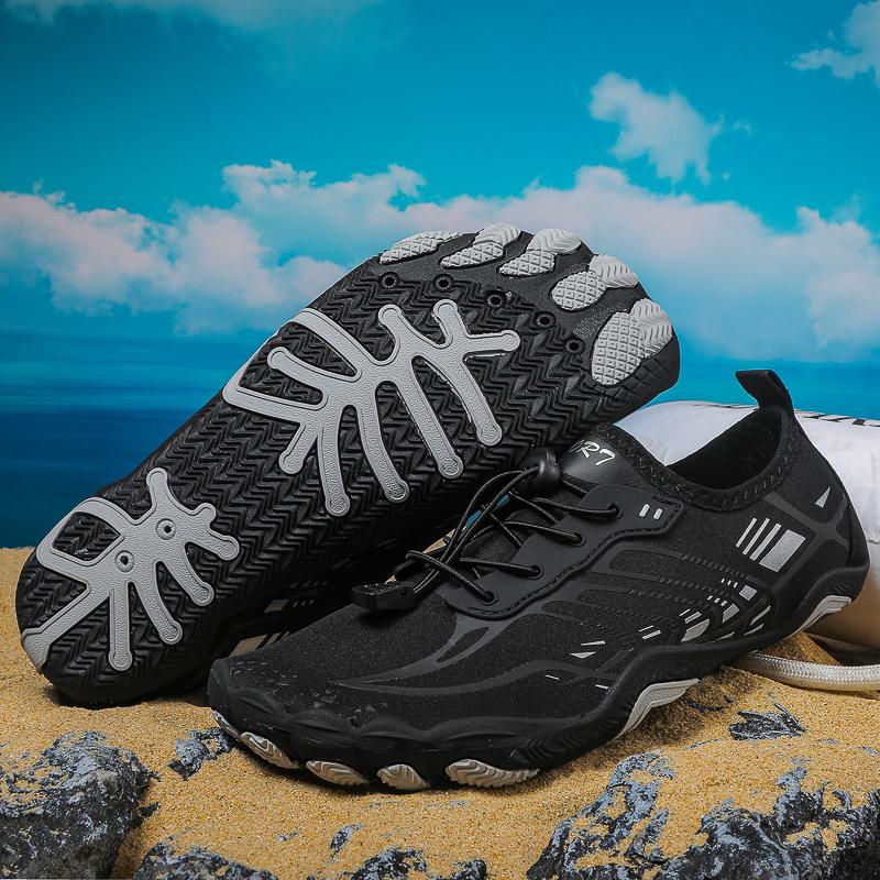 Quick Dry Aqua Shoes for Men Summer Beach Wading Shoes Women Water Sports Shoes Elastic Non-slip Water Footwear Upstream Sneakers