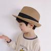 Children's sun hat summer boy hat sun hat versatile parent-child hat woven straw hat beach baby sun hat