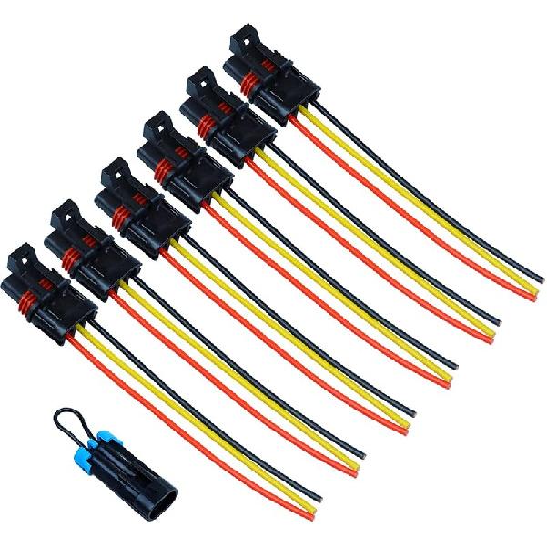 Pulse Plug Connector Pulse Bar Connectors Compatible With Polaris 2018      2024 Ranger XP 1000 RZR RS1 Pro General 1000 14 Ga Wire Accessory Plug