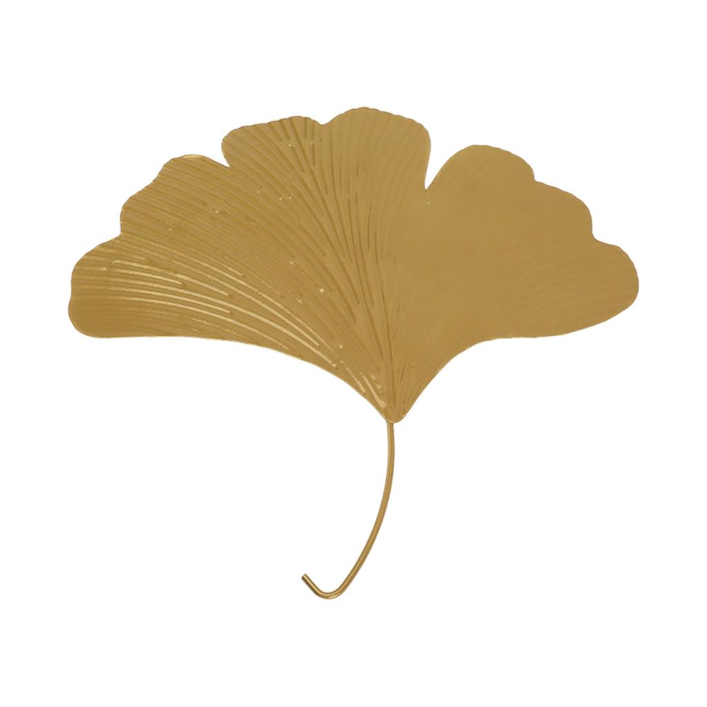 Ginkgo Biloba Hanging Decorations DIY Elegant Modern Fadeless Iron Metal Ginkgo Biloba Wall Art for