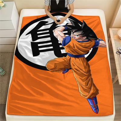 Dragon Ball Characters Print Flannel Blanket,High Quality Comfortable for All Seasons,Home Decor,Warmth and Comfort,Perfect for Christmas Gifts