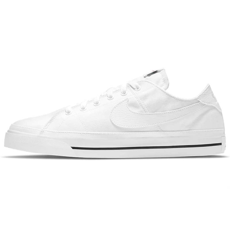 

Nike Court Legacy Canvas White Black Sneakers CW6539-100 41