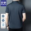 ROMON Men's Business Casual Wrinkle-Free Short-Sleeve Shirt