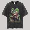 Vintage Gewaschenes Code Geass Anime Grafik T-Shirt Unisex Lässige Streetwear Kurzarm Baumwoll-T-Shirts Mehrere Print-Oberteile