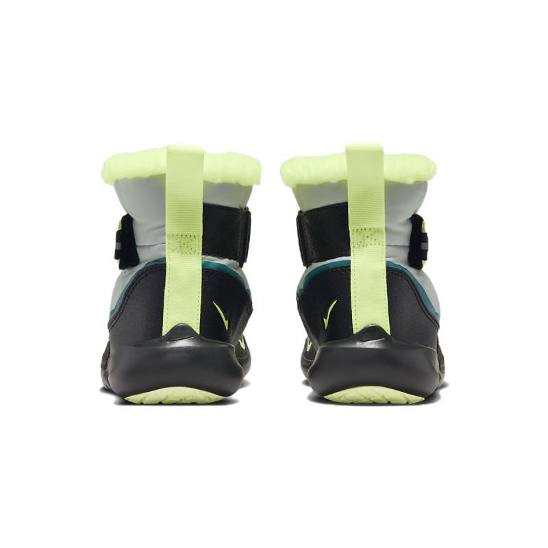 Nike Flex Advance Boot Anti-Slip And Wear-Resistant Warm Kids' Boots Yellow Green Children Aged 3-7 Years Old Sneakers DD0304-001