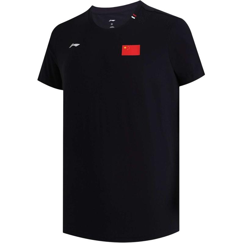 

Li Ning Спортивный стиль жизни Серия Футболка с круглым вырезом Мягкая Удобная Универсальная Дышащая С коротким рукавом Топы Унисекс AHSU289-1 3XL