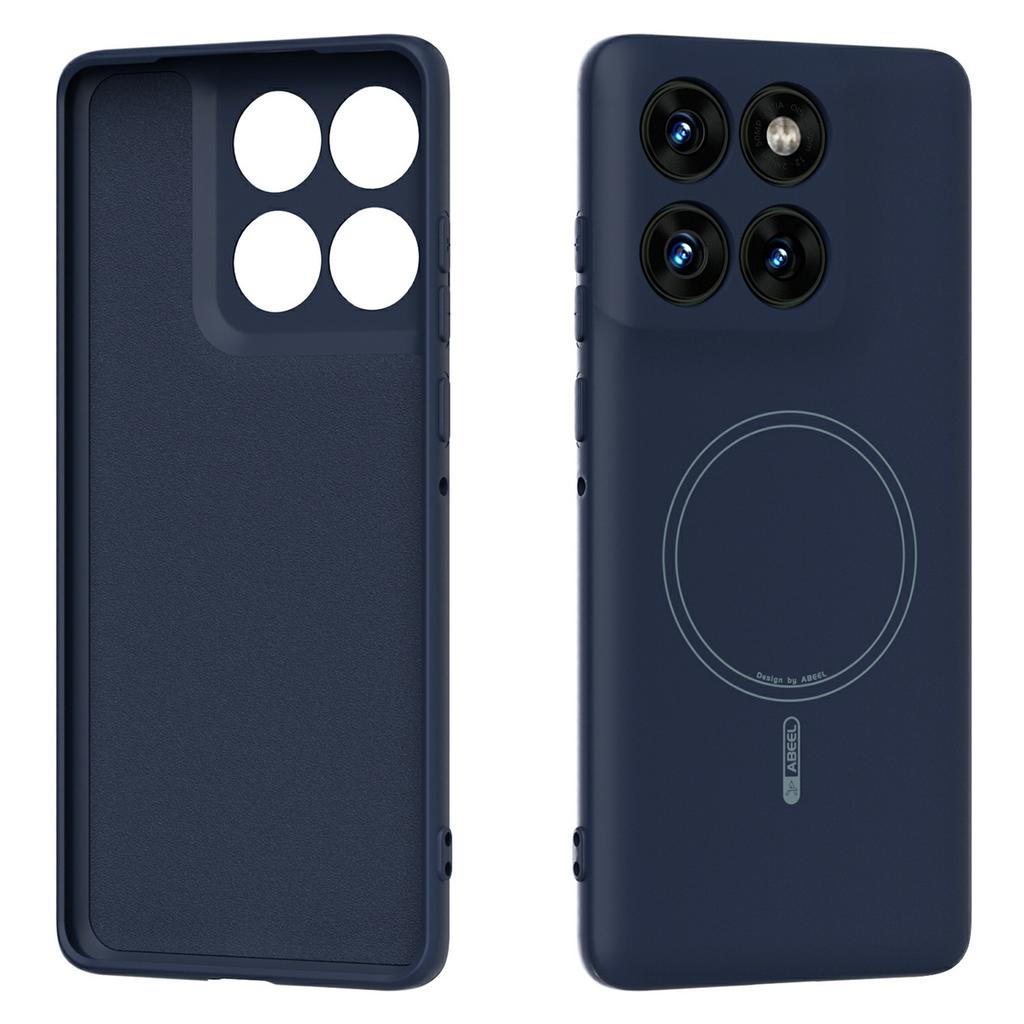 ABEEL For Motorola Edge 60 5G/60s 5G Magnetic Case Skin Touch Liquid Silicone Phone Back Cover