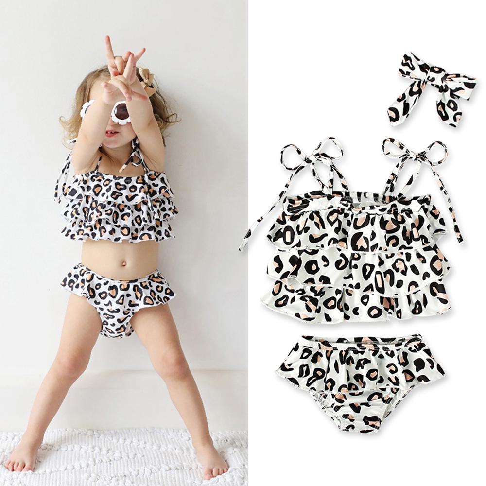 Bebé niños niñas leopardo impresión traje de natación de dos piezas con ropa  de playa de la diadema comprar a buen precio — entrega gratuita, reseñas  reales con fotos — Joom
