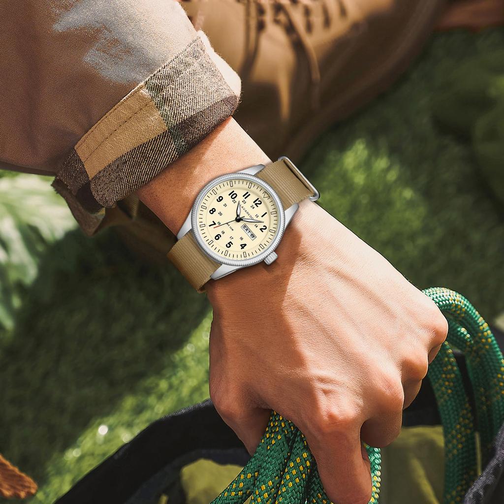 ShunkanSai Analog Sports Easy to Date and Day Quartz Simple and Perfect for Gifts Men's Watch, Read, Waterproof, Display, Movement, Stylish,