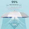 Fan Umbrella UV UPF 50+ Rechargeable Fan Sun Umbrella Lightweight USB Sunscreen Fan Parasol For Fishing Outdoor