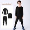 Kids' Sports & Fitness Set: Quick-Dry Basketball, Soccer, Outdoor Training Base Layer & Warm Tight-Fit Suit for Boys