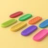 8/16Pcs Silicone Sensory Stone Toy Anxiety Stress Relief Portable Travel Kids Teens Adults Calming Fidget Stone Textured Worry Stone Toy