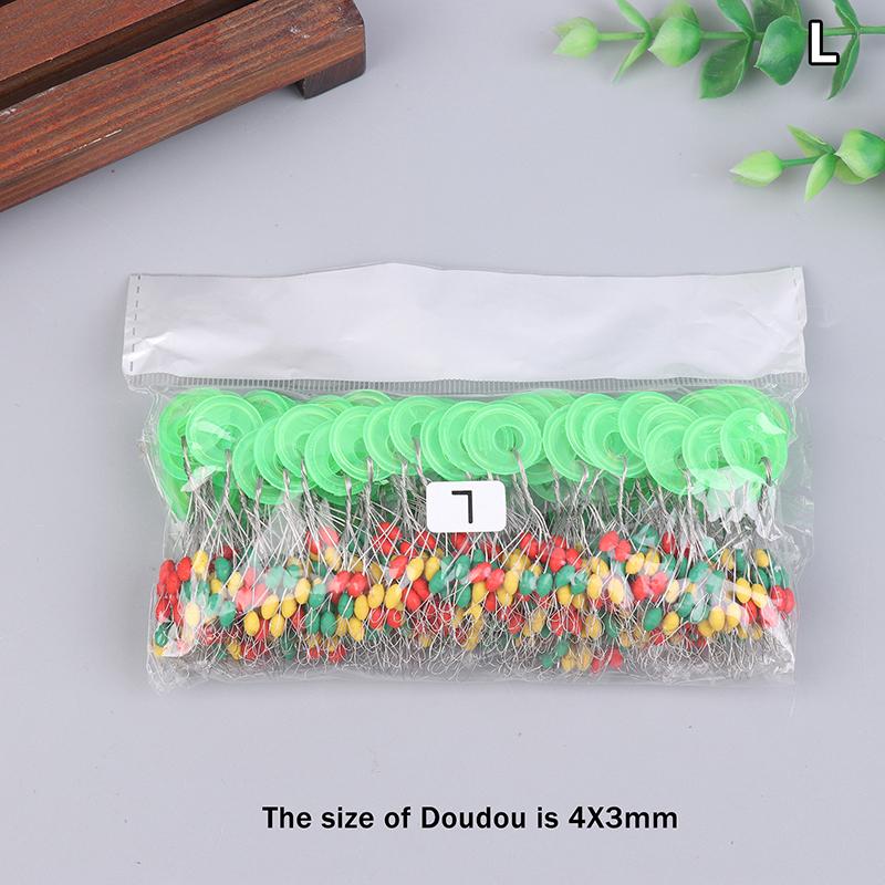 600 Pièces/100 Groupes Bouchon en Caoutchouc Flotteur Stopper Flotteur de Pêche Haricot Ovale Espaceur Ligne de Pêche Flotteur Pour Lacs Rivières Mer