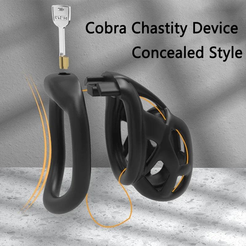 Mamba Chastity Cage for Men – Beginner-Friendly Sissy/Femboy Cock Cage with Lock Rings (Adjustable Belt Design, 18+ Adult Toy)