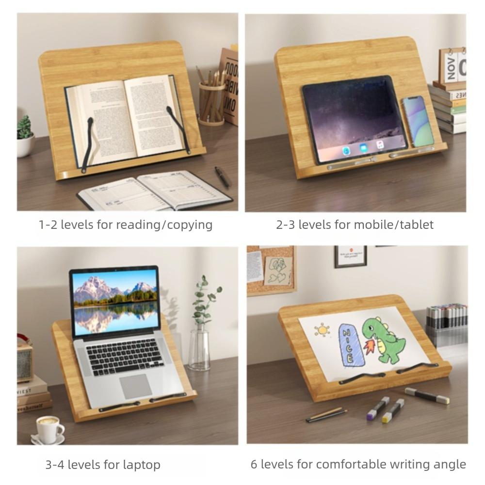 Tilt Angles Book Stand 8 Adjustable Post Stand High Quality Reading Holder