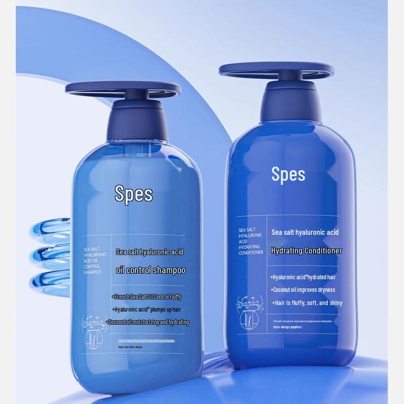 Spes Sea Salt Fluffy Oil Control Hair Care Set