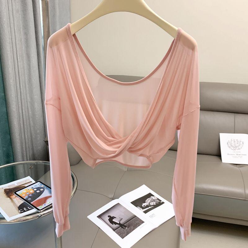 

Lu Same Style Slim Fit Back Waist Cross Hip Raise Yoga Pants High Wrapped Waist Peach Slightly Flared Exercise Workout Pants Pink Blouse [Twilight Yarn]] XL (62.50 kg-67.50 kg