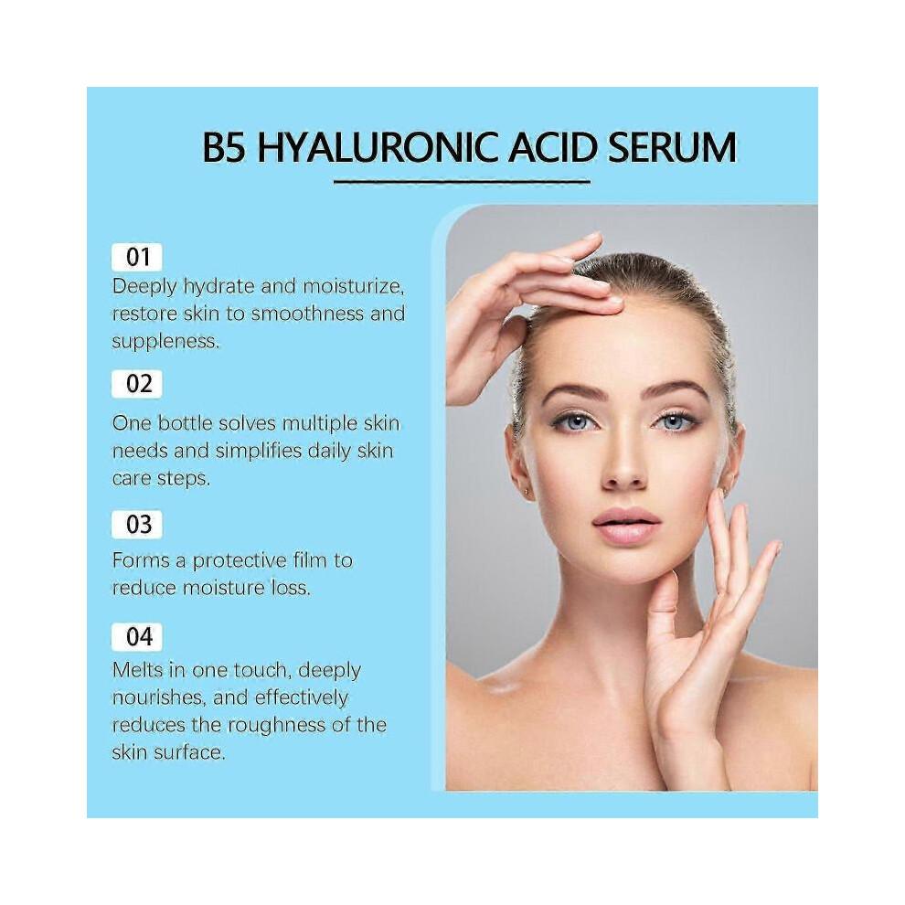 Sérum s kyselinou hyaluronovou B5, Sérum s kyselinou hyaluronovou na obličej s vitamínem B5, Sérum proti stárnutí, Hydratační B5 sérum