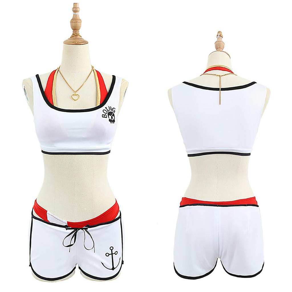 Hololive Hoshou Marin Cosplay Halloween VTuber Swimsuit Hosho Marin [milky Time]