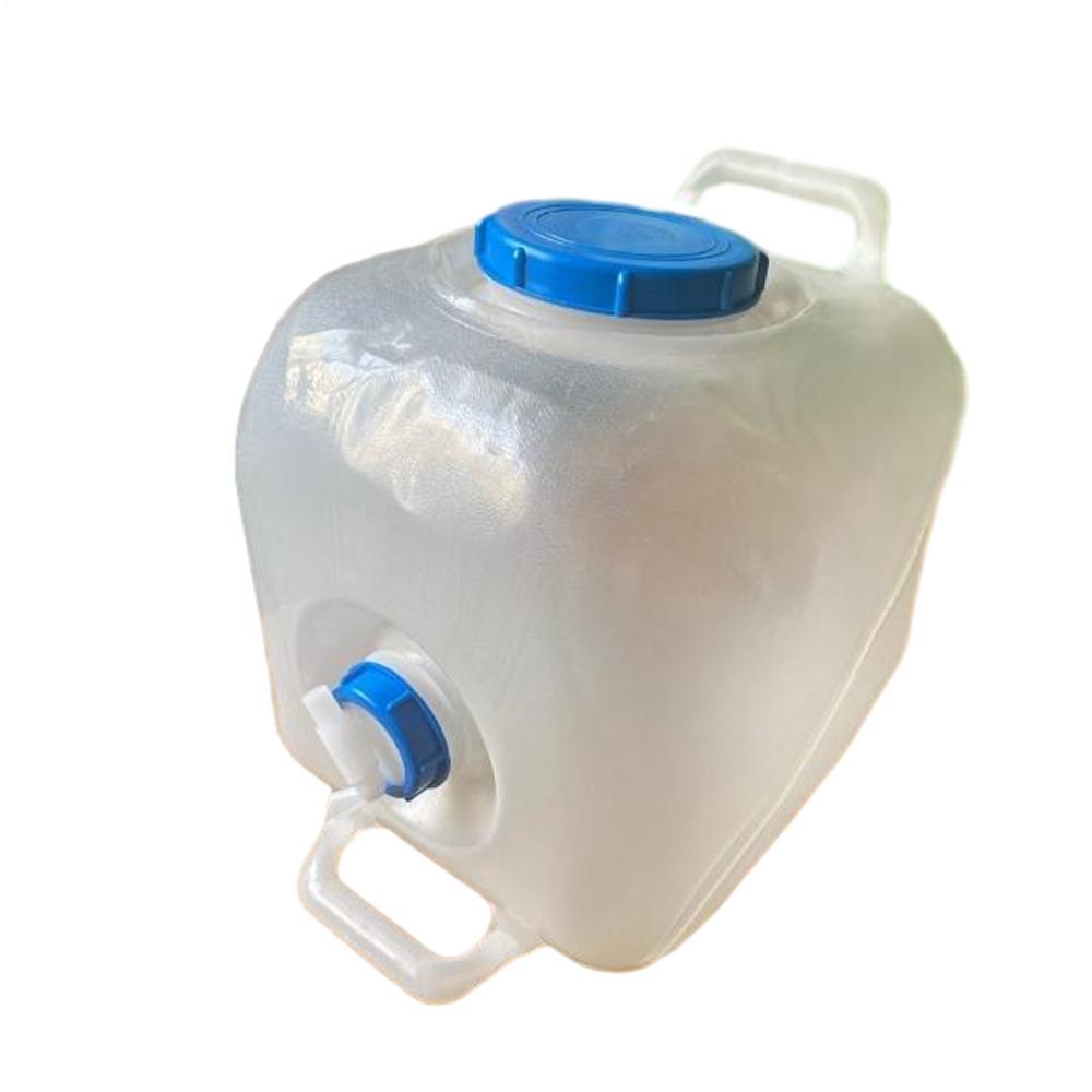 Foldable Water Carrier Water Bottle With Spigot 20L Foldable Water Canteen for Outdoor Hiking Backpacking