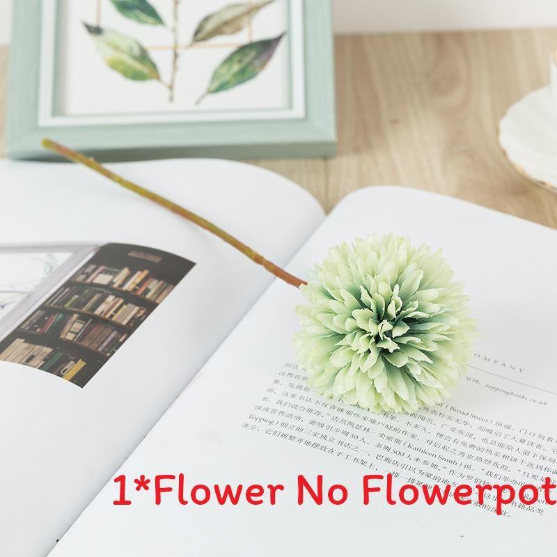 Floral Fake Ball Chrysanthemum Silk Flower For Party Decor And Props Photography