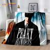2025 New Tommy Shelby P-Peaky B-Blinders Soft Blanket,Soft Throw Blanket for Home Bedroom Bed Sofa Picnic Travel Cover Gift