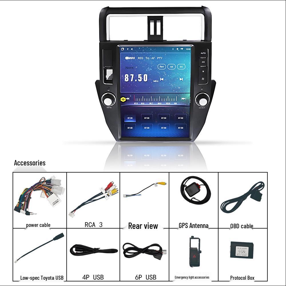 12.1" Vertical Android Smart Navigation System for 2010-2013 Toyota Prado