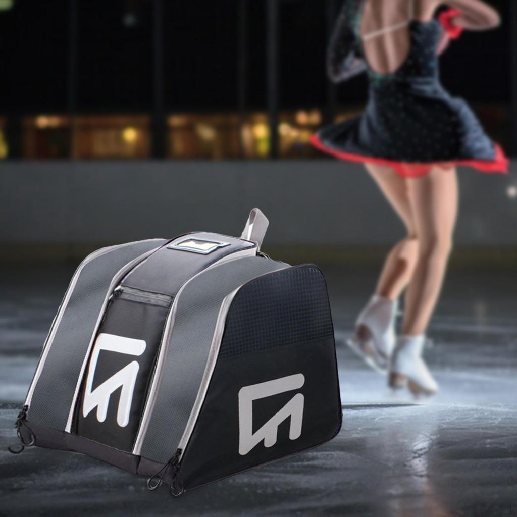 Ice Skate Bag Skating Backpack Large Capacity Multifunction Roller Storage for