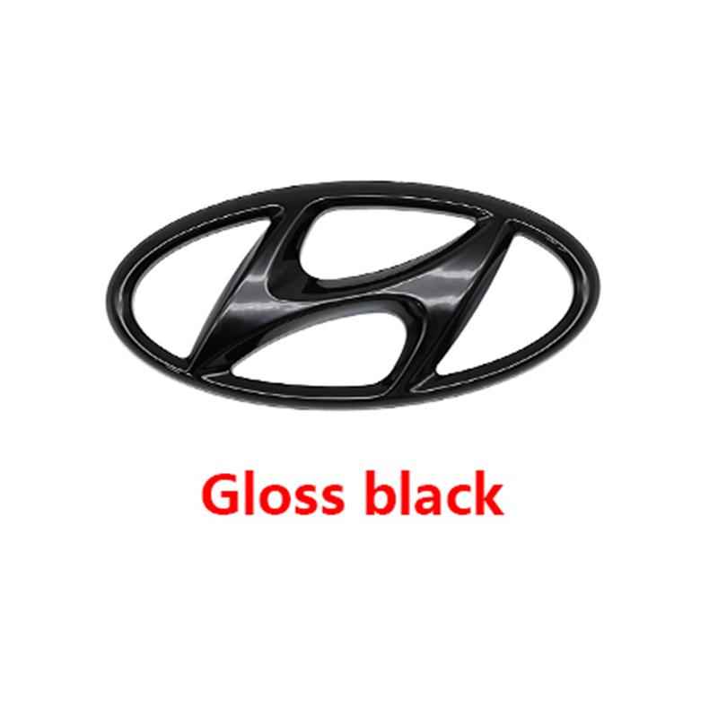 For Hyundai Tucson Elantra Accent Mistra Lafesta IX35 I20 1Pc Car Logo Front Bonnet Hood Rear Tail Trunk Emblem Auto Accessories NN3
