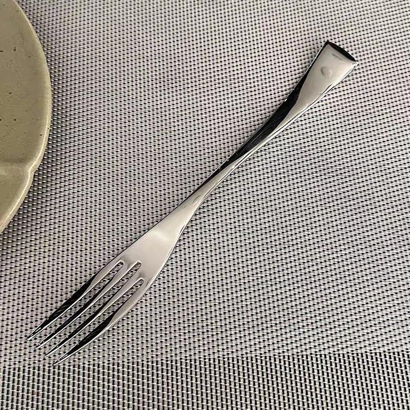 Dinner Fork Stainless Steel Dessert Salad Forks Western Food Hotel Steak Fork With Long Handle Tableware For Kitchen Party