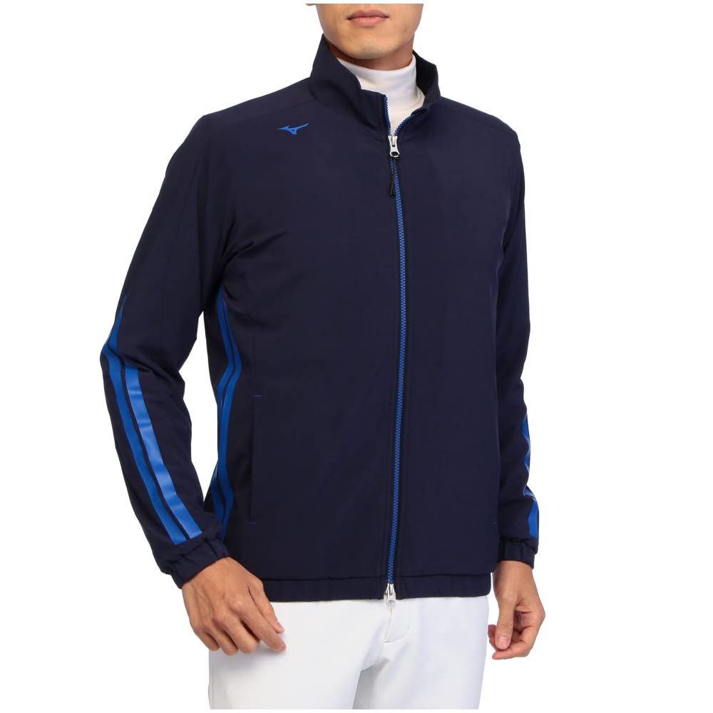 

Mizuno Stretch Hero Golf Easy to Move Deep Size L Men s Blouson, in, Water-Repellent, Navy, (E2ME2501)