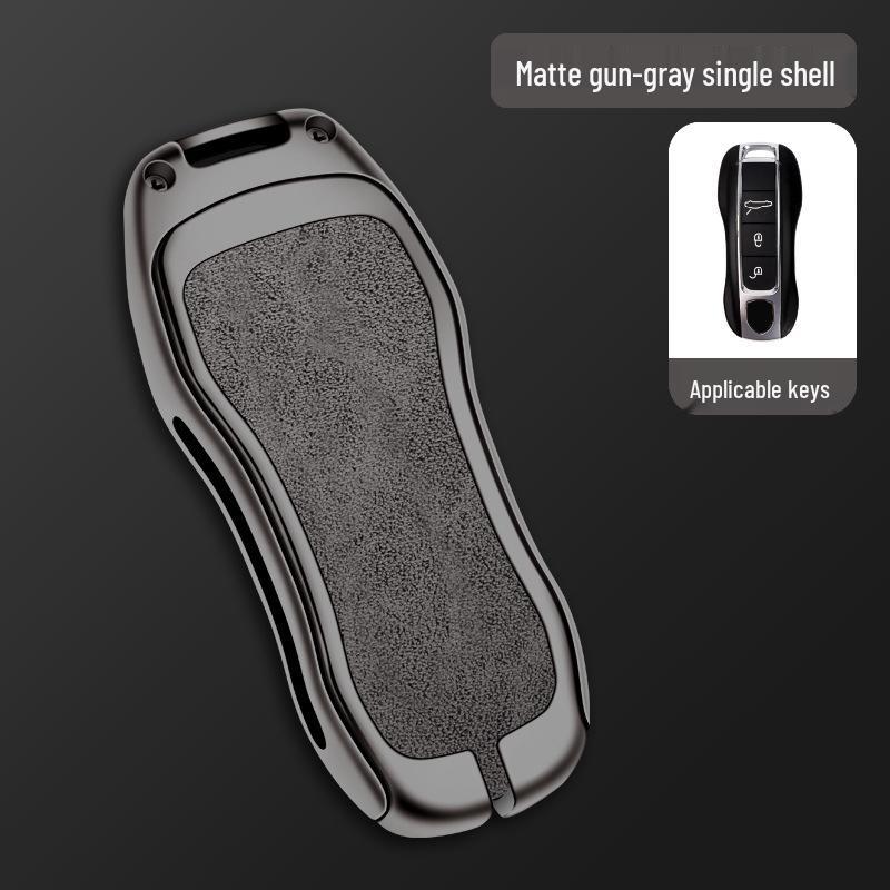 Porsche Sleuteletui Cover voor Cayenne, Panamera, 911, Taycan met Heren Gesp