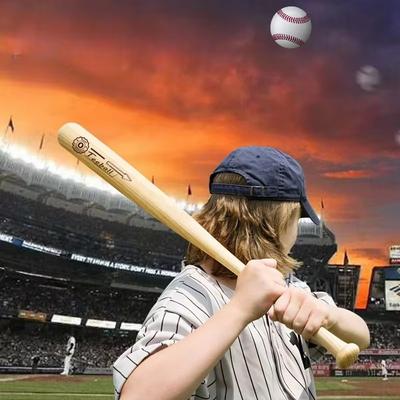 21-29 Inch Baseball Bat Solid Wood Professional Hardwood Baseball Bat for Sports Traing Home Car Defense Personal Self-Defense