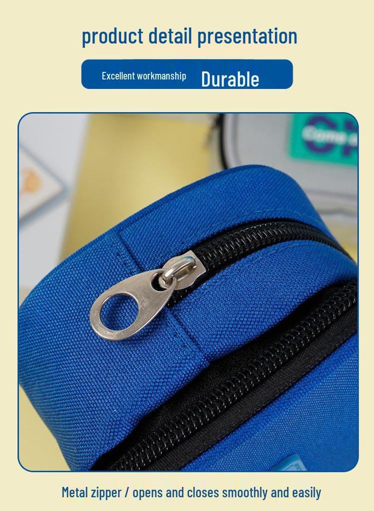 High-Capacity Multifunctional Pencil Case for Students - Double Layer & Customizable