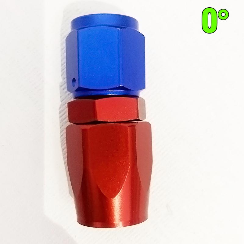 CEP Rubber Hose Nylon Braided Fuel Hose Rotary Joint Connection Adapter Kit AN4 AN6 AN8 AN10 AN12 Hose End Fittings