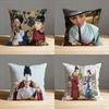 Bon A-Appetit Y-Your M-Majesty Pillow Case For Sofa Decor Car Office Room Printing Cushion Cover Decorations and Protector