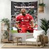 Liverpool Custom Your Name Wall Decor Tapestry Art For Pet Memorial Birthdaywedding Party Backdrop Family Gift
