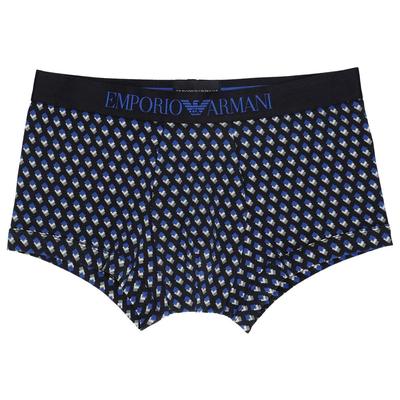 EMPORIO ARMANI Men's Classic Pattern Mix Boxer Shorts, Size S (EU Size, 98. Black), 54075049 (EU Size Small, 98. Black)