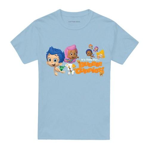 Bubble Guppies Unisex Adult It´s Time T-Shirt