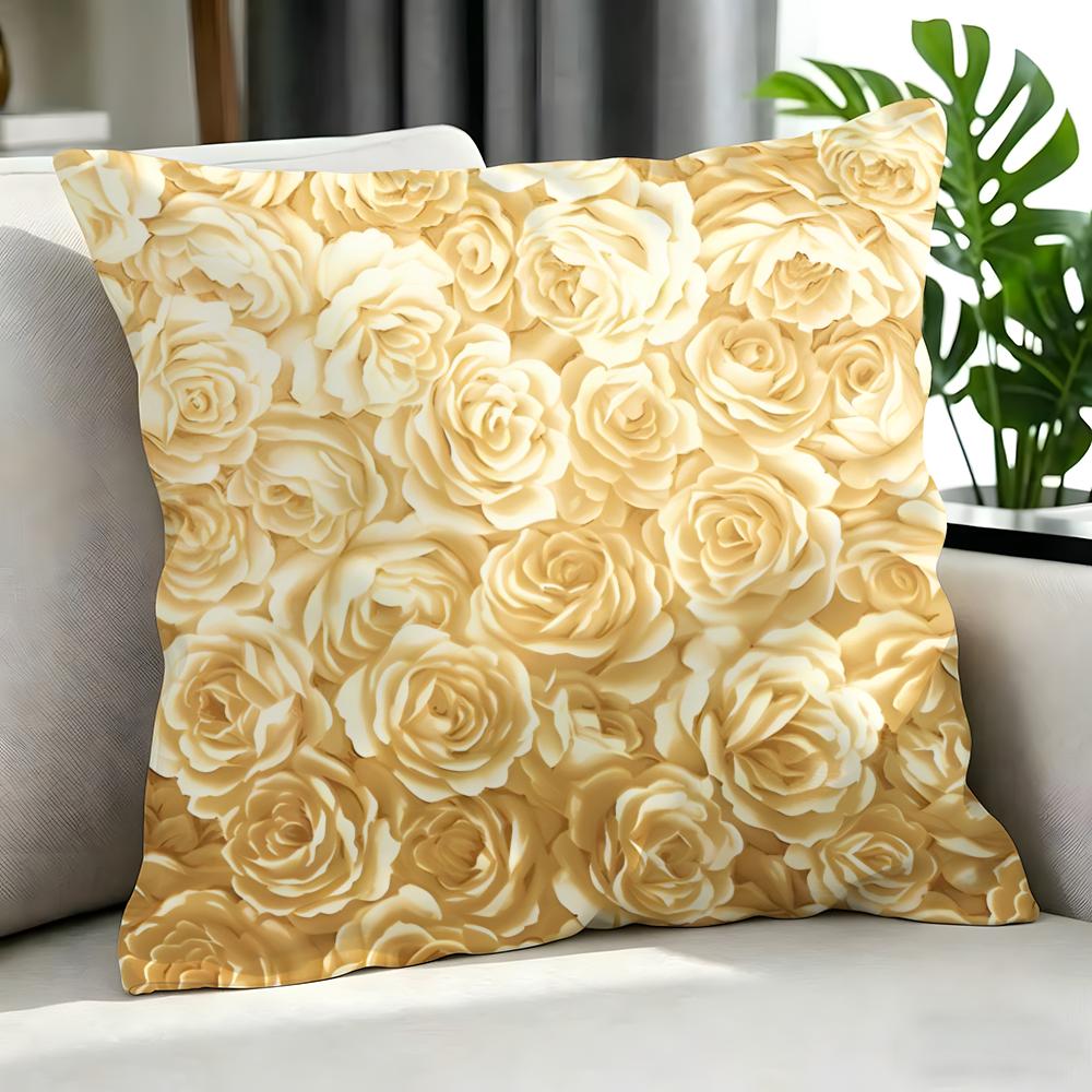Art D Flowered Cushion Cover Cushion Cover Set Pcs X X X Pillowcase Decorative Sofa Home Decor