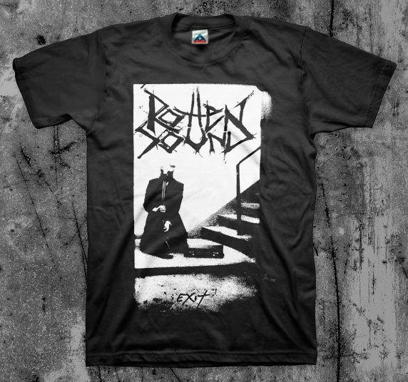 Rotten Sound  Exit  T shirt (Assuck Phobia Napalm Death Insect Warfare) Unisex T-Shirt XXXL