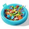 Children's Magnetic Fishing Toy Pool: Pretend Play & Educational Summer Water Game for Boys & Girls