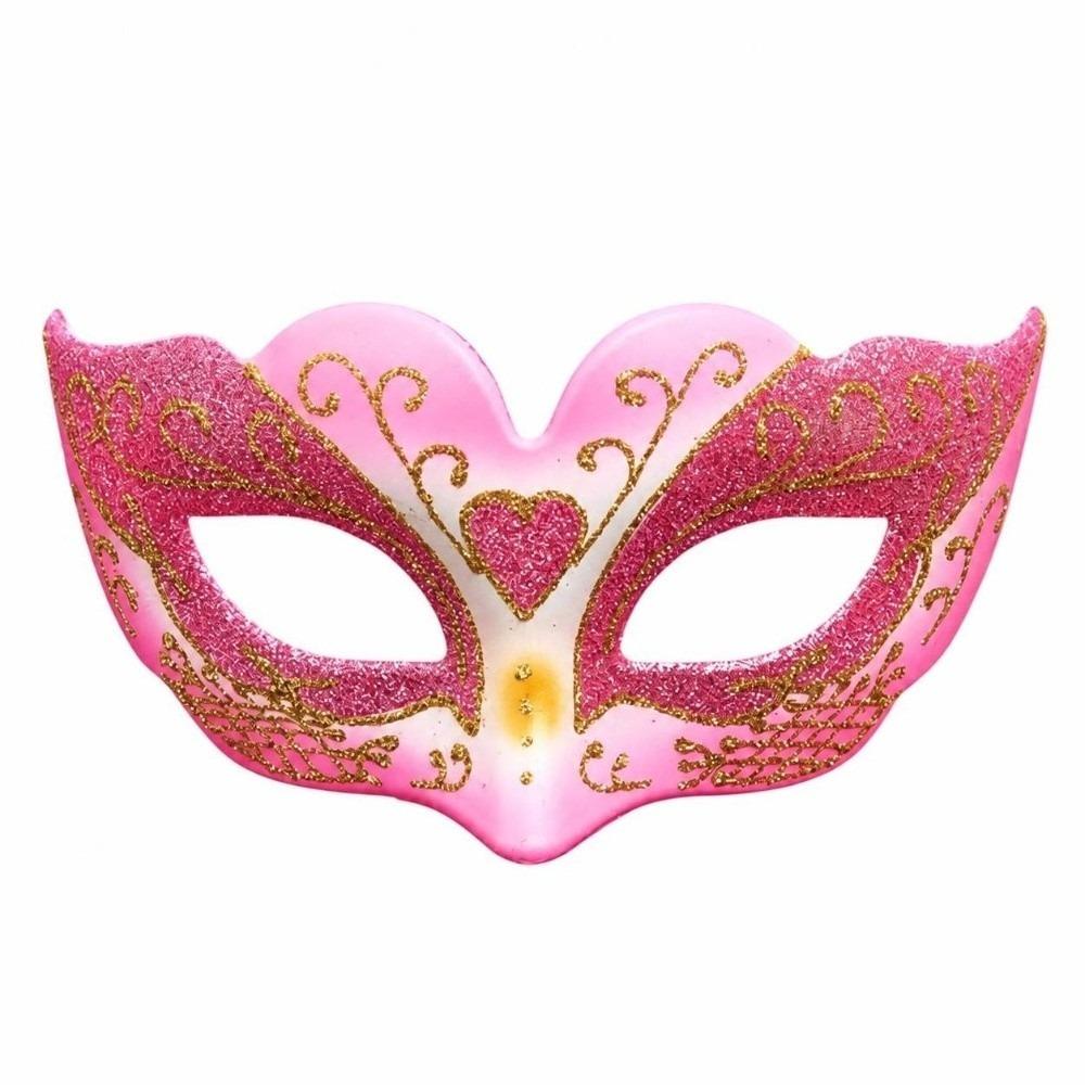 Half Face Kids Party Mask Multiple Colors Children Costume Mask Festive Half Face Mask Party