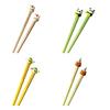Premium Alloy PVC Chopsticks Feature Nonslip Grip And High Temperatures Resistance For Adults Kids Family Meals