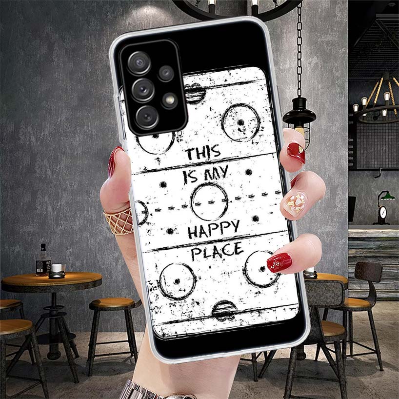 Ice Hockey Rink Sport Phone Case For Samsung Galaxy A13 A14 A15 A16 A17 A53 A54 A55 A56 A57 A33 A34 A35 A36 A37 A23 A24 A25 A26