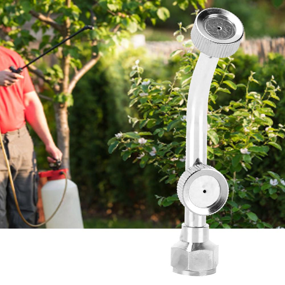 G1/4 Podwójna dysza ze stali nierdzewnej wachlarzowa dysza rozpylająca akcesorium do opryskiwacza elektrycznego rolniczego