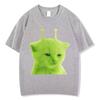 Funny Cat Meme T Shirts Unisexs Women Casual Cotton Vintage Tshirt Fashion Short Sleeve Oversized Harajuku Tshirts Streetwear