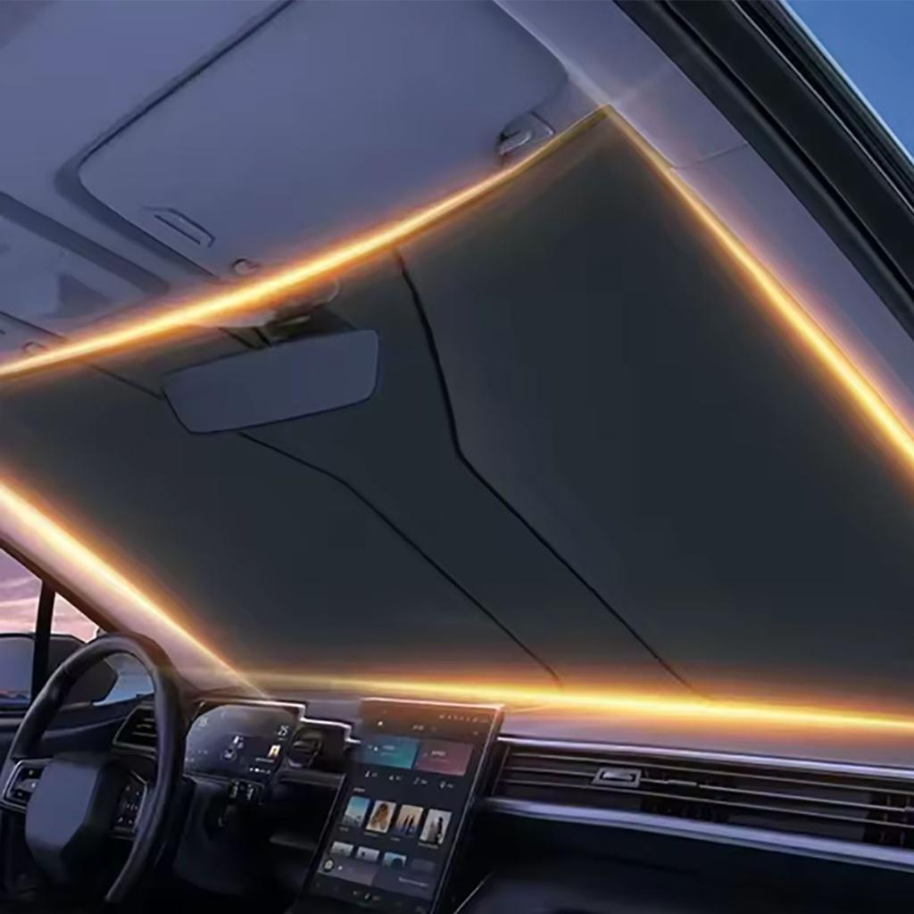 Car Windshield Sun Shade Cover Foldable Front Window Sun Visor Blocks UV Refletive Car Parasol Sunshade Protector Cover