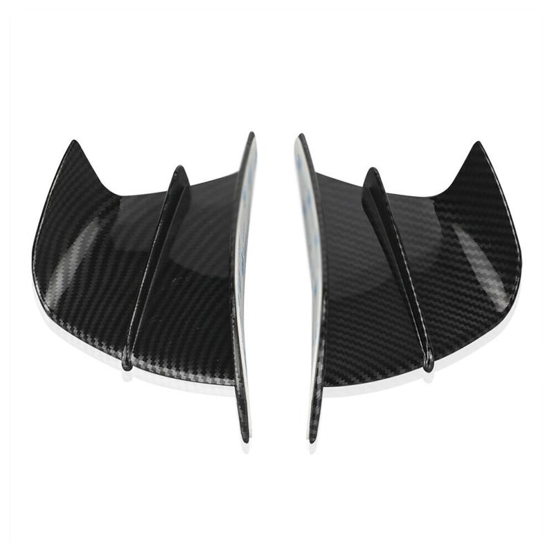 

1 пара, универсальный аэродинамический спойлер для мотоцикла, крыло мотоцикла, модифицированное заднее крыло, украшение для мотоцикла чёрный